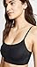 Calvin Klein Invisibles Comfort Seamless Adjustable Skinny Strap Bralette Bra Black
