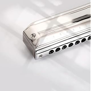 MEIeynt Harmonica chromatique Professionnel 12 Trous 48 tonalités de C avec étui et Chiffon de Nettoyage pour Joueur… - Les Beatles, Paul McCartney, John Lennon, RIngo Starr, George Harrison MEIeynt Harmonica chromatique Professionnel 12 Trous 48 tonalités de C avec étui et Chiffon de Nettoyage pour Joueur… – Image 5
