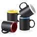 LIFVER 12 Ounce Coffee Mugs, Set of 4, Ceramic Porcelain Mug Set for Coffee, Tea, Milk, DIY, Cocoa, etc. Microwave and Dishwasher Safe, Multi