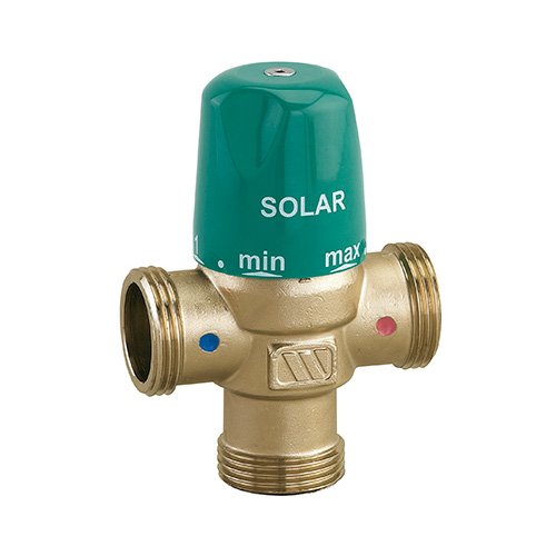 Watts - Mitigeur thermostatique solaire - Mitigeur thermostatique Solaire MMV-S - corps 1 (26/34) Laiton - Mâle G 1/2 (15/21) -