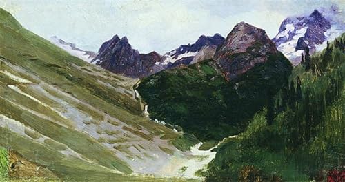 Peinture murale paysage de montagne affiche impression prints toile salon