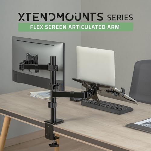 Support ecran PC contre le mal de dos avec plateau pour ordinateur portable - 2