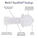 Mack's AquaBlock Swimming Earplugs, 2 Pair - Comfortable, Waterproof, Reusable Silicone Ear Plugs for Swimming, Snorkeling, Showering, Surfing and Bathing (Clear)