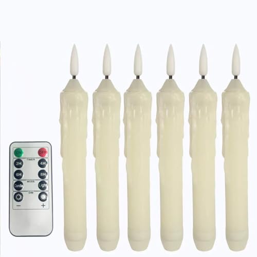 6-Pcs-Flameless-Taper-Candles-LED-Taper-Candles-Flickering-with-Remote-Timer-Dimmer-Ivory-LED-Candlestick-for-Halloween-Christmas-Wedding-Church-Easter-Party-Decor-Table-Centerpiece-61-in
