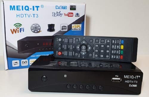 Decoder ricevitore digitale terrestre DVB-T2 FULL HD 1080P con scart H.265