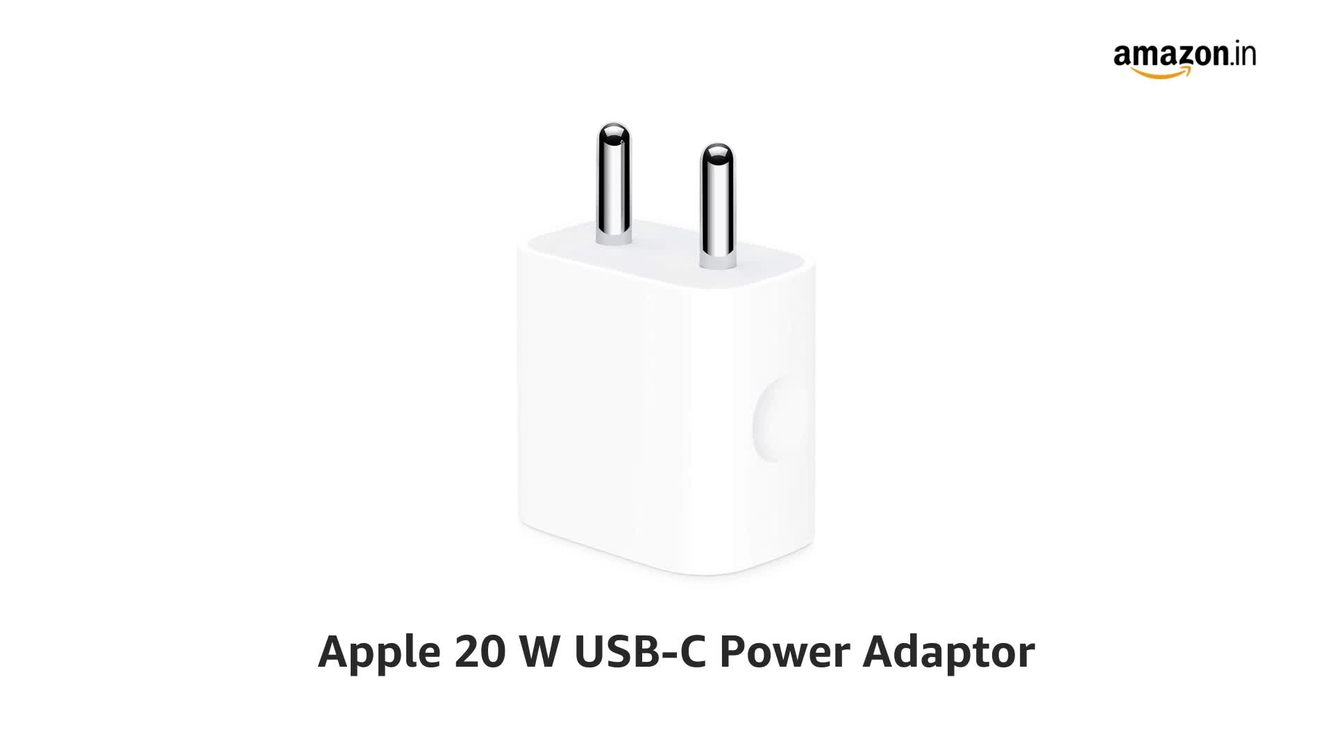 Apple 20W USB-C Power Adapter (for iPhone, iPad & AirPods