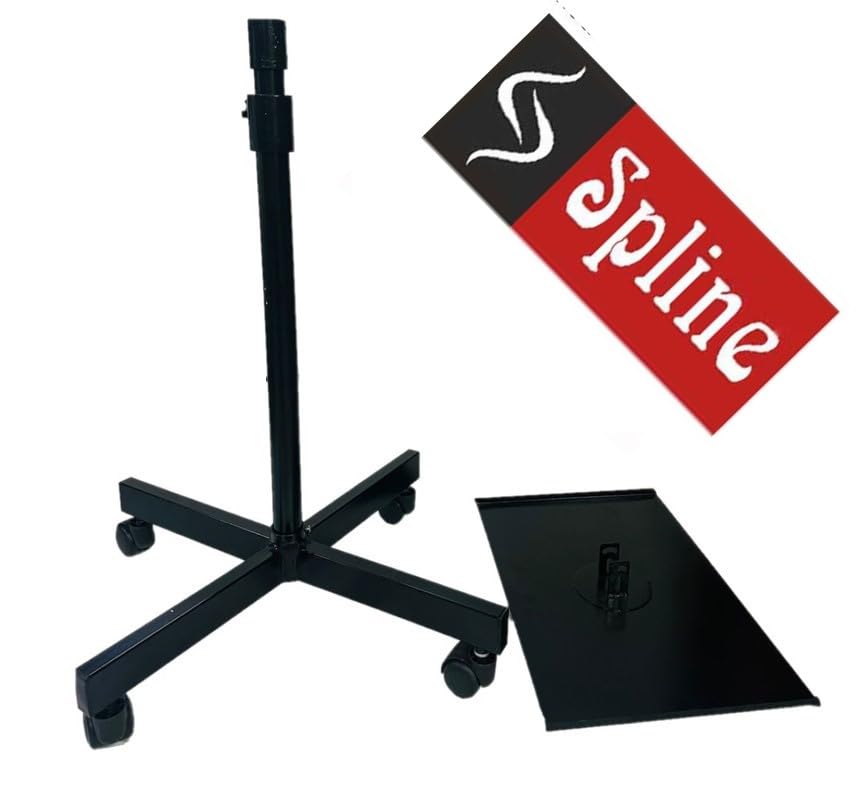 Spline Multi-Purpose Projector Stand Laptop Tripod Stand Height 180 Degree Angles Adjustable with Heavy Duty Laptop Floor Stand for Indoor Outdoor Office, Home, Stage, Studio, DJ Racks#12 13 41k8caBdsoL