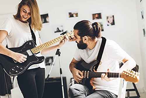 BetterJonny Sangle de guitare réglable en coton – Sangle de guitare – Avec extrémités en cuir – Pour guitare électrique… - Les Beatles, Paul McCartney, John Lennon, RIngo Starr, George Harrison BetterJonny Sangle de guitare réglable en coton - Sangle de guitare - Avec extrémités en cuir - Pour guitare électrique… – Image 8