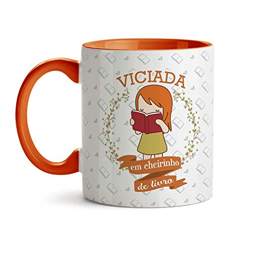 Caneca Frase - Cheirinho De Livro