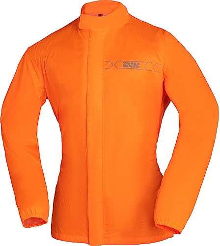 Veste de pluie IXS Nimes 3.0 orange néon 4XL haute visibilité pour motard