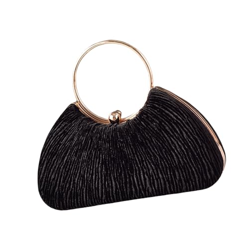 Sac de soirée avec sangle de chaîne sac à main plissé et bandoulière