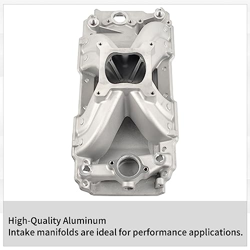 FGJQEFG Coletor de admissão de alumínio único plano compatível com motores Big Block Chevy V8 Chevy