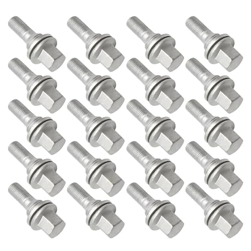 Pernos de rueda coche 17mm para Citroen C4 C5 C6 juego de 20 tuercas 12x1,25mm