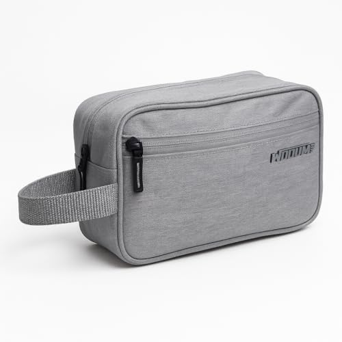 Image of Wooum Multipurpose Toiletry Pouch /Travel Toiletry Organizer /Large Storage Toiletry Bag for Men and Women 9x6x3 Inch- Blue (Light Grey)