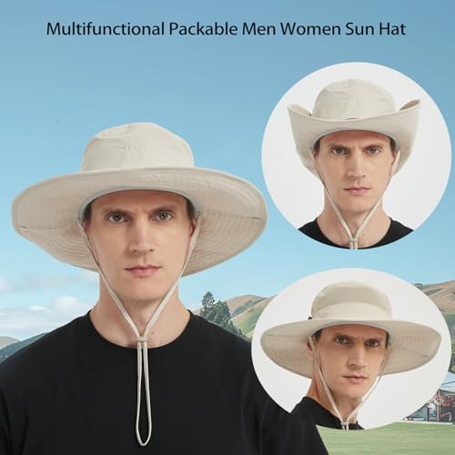 Sombrero de pesca para hombre con protección UV miniatura 2
