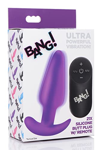 21X Plug De Silicona Con Control Remoto - Rosa - 2
