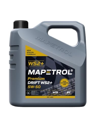 MAPETROL Aceite de motor Premium Drift 5W-50 Aceite sintetico Aceite para motor 4 L