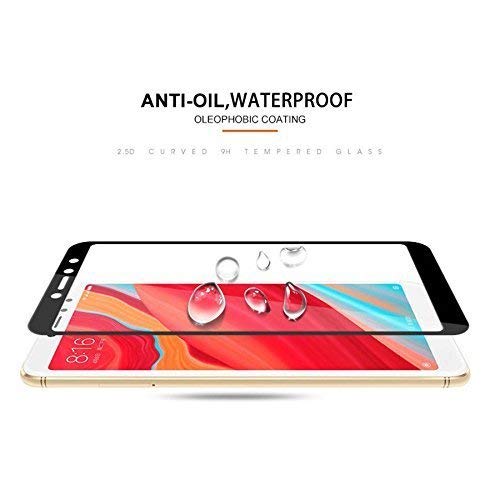 Image of DD SON Premium HD+ Tempered Glass Screen Protector Guard Compatible For Redmi Y2 / Mi Y2 | Edge to Edge Coverage With Easy installation kit for Smartphone