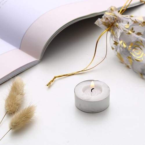 Kit 300 Velas Rechaud Decoração Casamento chá cheiro volume brancas sem fumaça gotejamento parafina