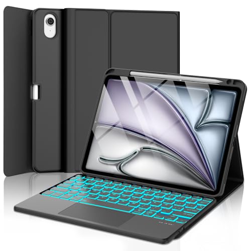 Funda teclado iPad Air 11 M4 magnética para estudiar y trabajar en cualquier cafetería