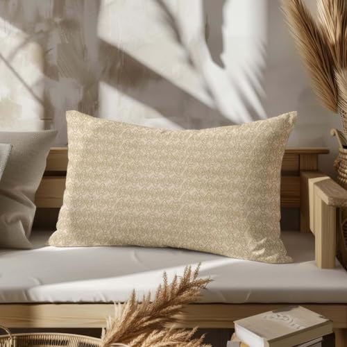 CEVAN Rectangulaire Housse de Coussin New York Taie d'oreiller Deco Soie Motif Rétro, Housse de Coussin Salon de Jardin Taie d'oreiller Imprimé 30x50cm