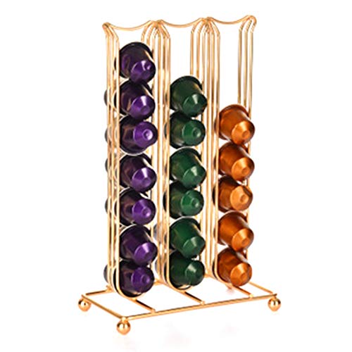 Molieeigin 461303 42 Cups For Coffee Pods Rotating Rack Coffee Capsule Stand Organization Holder Capsules Storage Shelf thumb #4