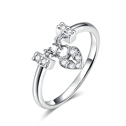 Bague cœur d'amour lumineuse pour mariage et fiançailles, le bijou idéal pour briller en soirée