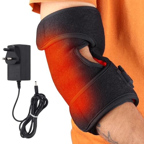 Image of SandPuppy ElbowHeat -Electric Heating Elbow Wrap for Tendonitis and Tennis Elbow, Elbow Heating Pad Wrap for Sprains, Arthritis Bursitis, Joint Pain Relief