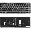New Keyboard with Backlit and Pointer for HP EliteBook 840 G3 840 G4 745 G3 745 G4 848 G3, Backlight, Silver Frame, US Layout Laptop Keyboard, P/N 901042-001 903008-001 836308-001 6037B0126901