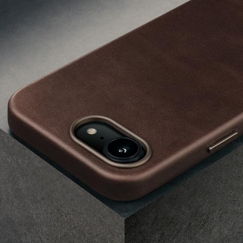 Funda iPhone 17e parachoques delgada TORRO cuero natural compatible MagSafe 4