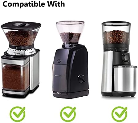 Coffee Grinder Tray for Baratza Encore ESP, QHAND Solid Sturdy Base Compatible with Baratza Encore Coffee Grinder (Black) - 5