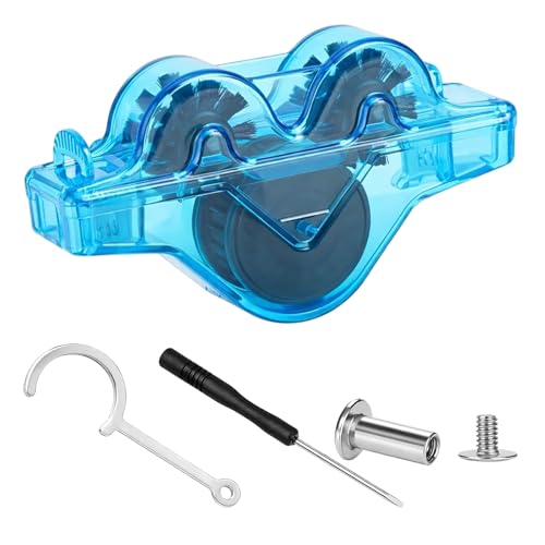 Bike Chain Cleaner for Regular Use Professional Bicycle Chain Cleaning Kit with Chain Cleaner Screws Screwdriver Hook for Efficient Bike Maintenance Compatible with Most Bicycle Models