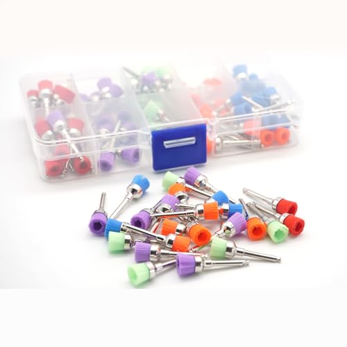 100 cabezales de pulido de dientes, cabezales de cepillo de repuesto originales para pulidor de dientes, compatible con la mayoría de pulidores de dientes
