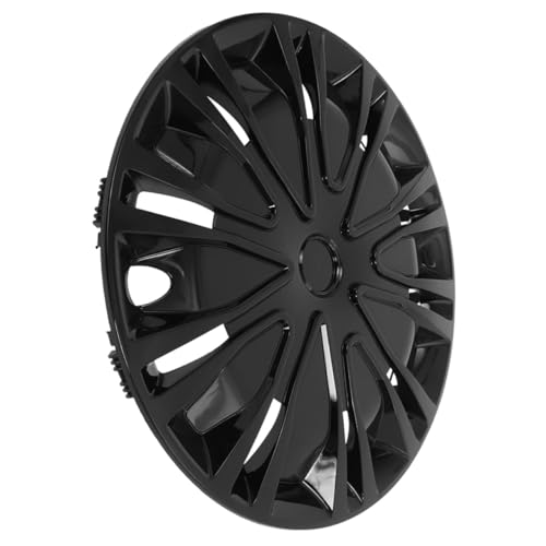 Enjoliveurs de voiture 15 pouces en PP robuste noir mat pour moyeu de roue