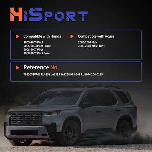 Image of HiSport 79330S3VA01 Front HVAC Blower Motor Resistor with Harness | Compatible with Honda Pilot 2003-2008 Replacement for Acura MDX 2001-2006 V6 3.5L Sport Utility