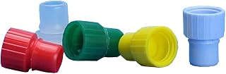 JG Finneran 5400SB-08G Polyethylene Starburst Snap Plug, 8mm Diameter, Green (Case of 1000)