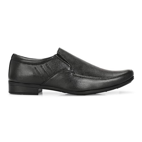 Image of Centrino Slip-On Men's Formal Shoe | Stylish with Soft Cushioned Insole | Sleek Slip-On Design for Formal Look | Durable with Anti-Skid Sole | Ideal for Office Wear (9287)