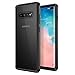 Maxboost Galaxy S10 Plus Case HyperPro Series with Heavy Duty GXD-Gel Protection [Black/Clear] [PowerShare Friendly] Enhanced Hand-Grip TPU Cushion Frame Clear Hybrid Cover for Samsung Galaxy S 10+