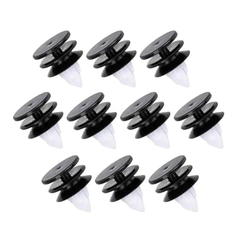 QASTGDE 1376567 10個 ドアパネル トリム クリップ リテーナー ファスナー リベット/互換 S60 S90 V60 V90 XC40 XC60 XC90 ナイロン