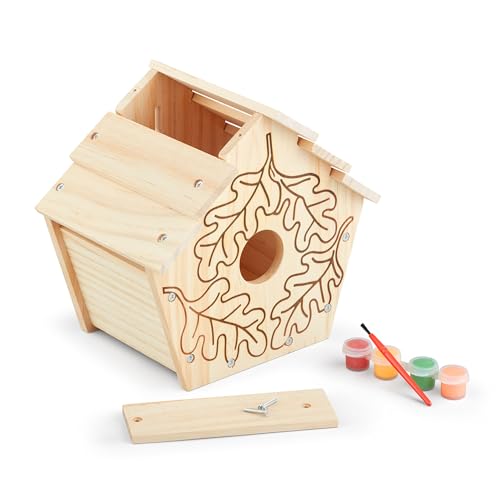 Melissa & Doug – budka dla ptaków do własnoręcznego montażu | sztuka i rzemiosło | zestawy do rękodzieła: Created By Me, Made Easy i inne | 3+ | prezent dla chłopca lub dziewczynki