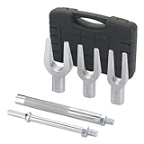 NYXOVA 5Pcs Ball Joint Separator Set, Pickle Fork Tool Set, Tie Rod Removal Tool for Car Van Light Truck, Ball Joint Remover for Pitman Arm Removal with Air Hammer Adapter & Striking Handle
