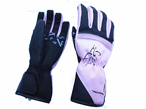 Gants imperméables Haze rose en textile pour femme protégeant de la pluie