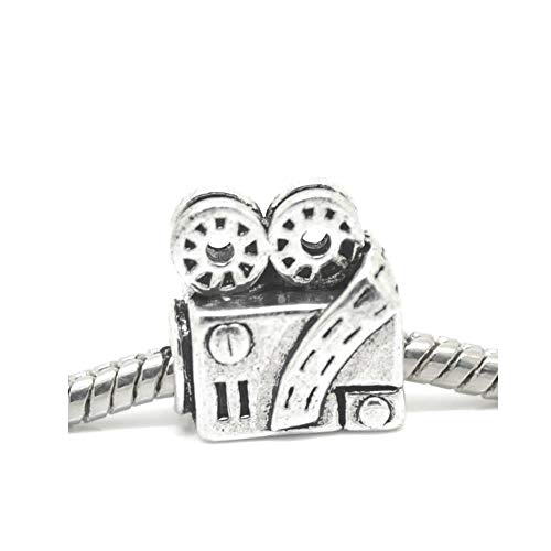 " Movie Projector Charm" Bead For Snake Chain Charm Bracelet