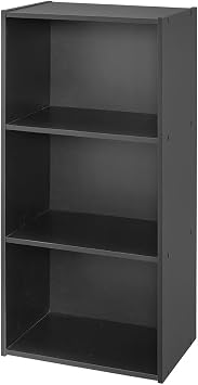 Iris Ohyama Color Box, 3 Tiers 13 Colors,Width 16.3 x Depth 11.4 x Height 34.6 inches 41.5 x 29 x 88 cm , blk,CX-3