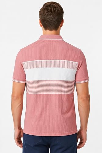 Image of SANE ORIGINALS Polo T-Shirt for Men with Pocket || Striped Polo for Men