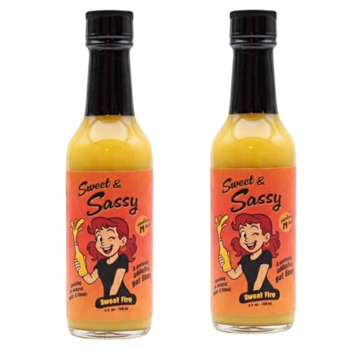 Sweet & Sassy Sweet Fire Hot Sauce, 5 oz (2)