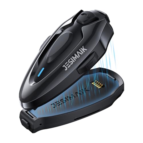 Amazon | JESIMAIK バイク インカム H5 バイク用インカム 磁気取付 2人