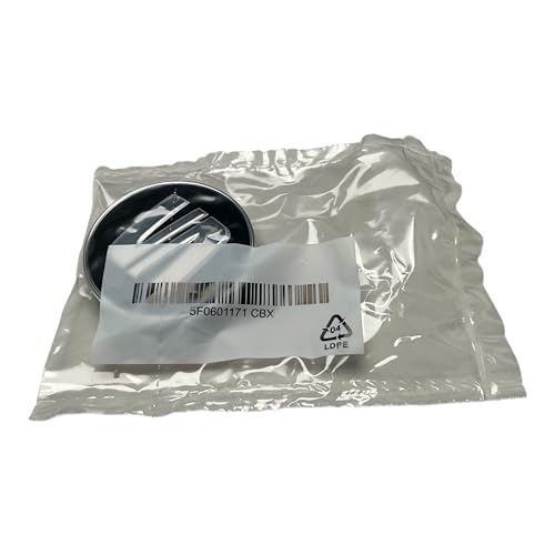 Seat 5F0601171CBX Radkappe (1 Stück) Radzierkappe Nabenabdeckung Nabenkappe, schwarz/silber