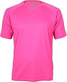 Basic Funktions - Sport T-Shirt in vielen Farben Farbe Magenta Größe M