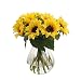 Crt Gucy 6 Pcs Artificial Sunflowers Bouquet For Home Hotel Office Decoration